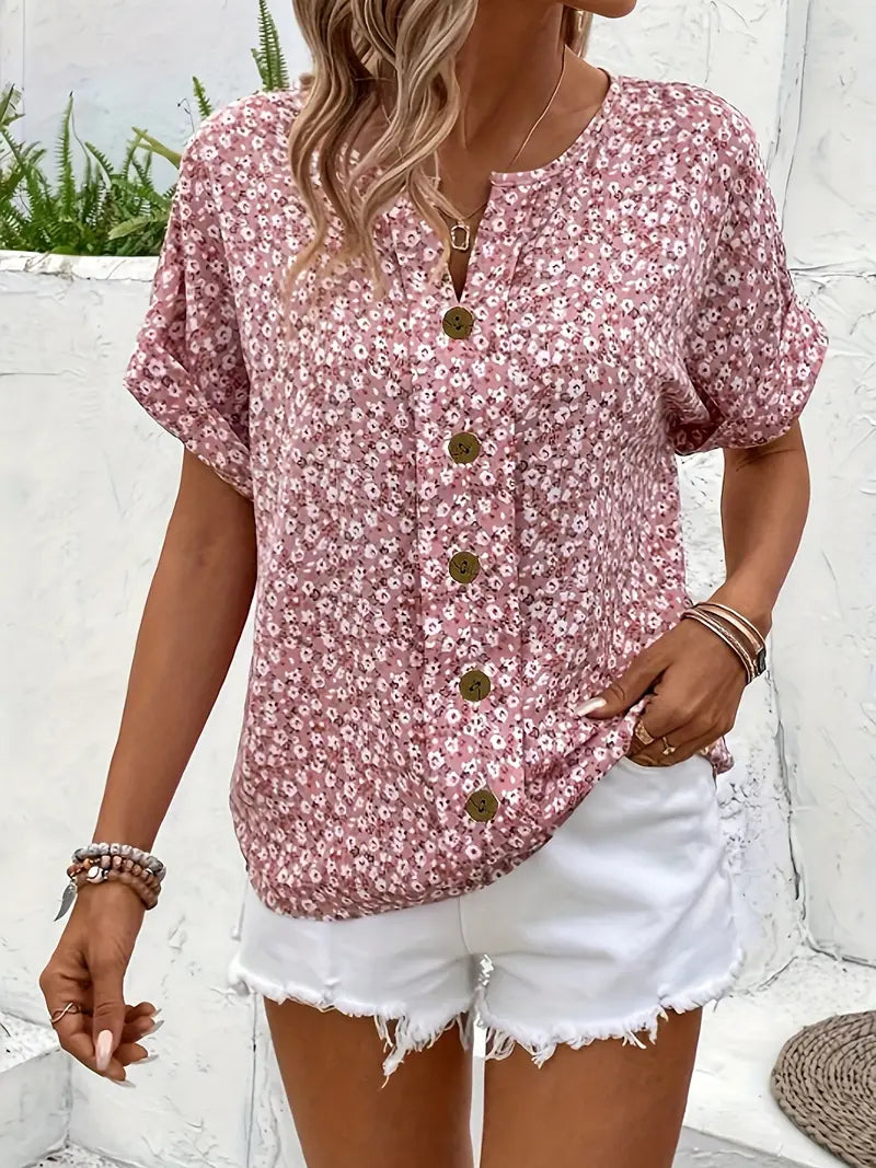 Gigi | Majestic Blouse With Floral Chic Print