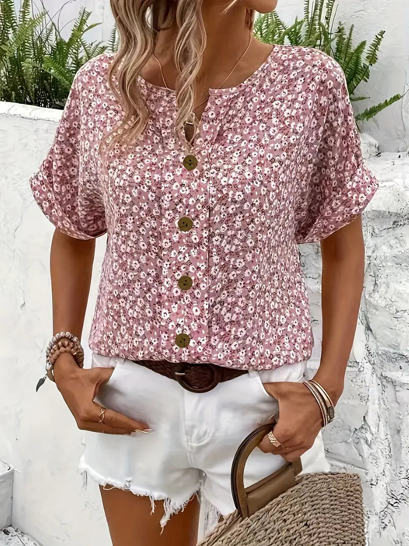 Gigi | Majestic Blouse With Floral Chic Print
