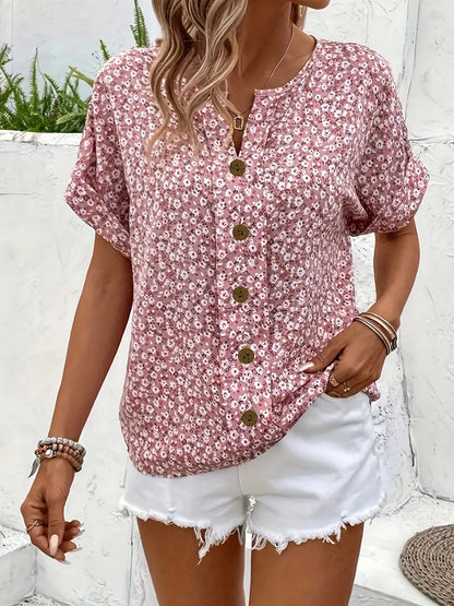 Gigi | Majestic Blouse With Floral Chic Print