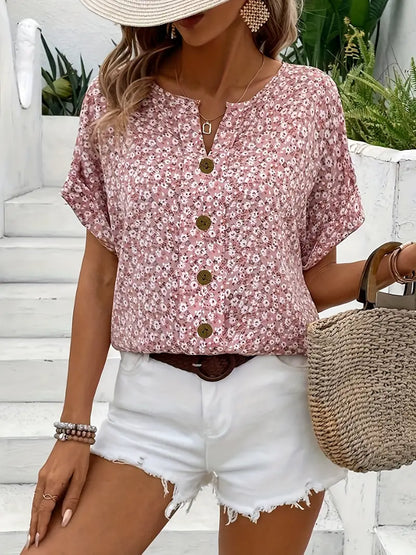 Gigi | Majestic Blouse With Floral Chic Print