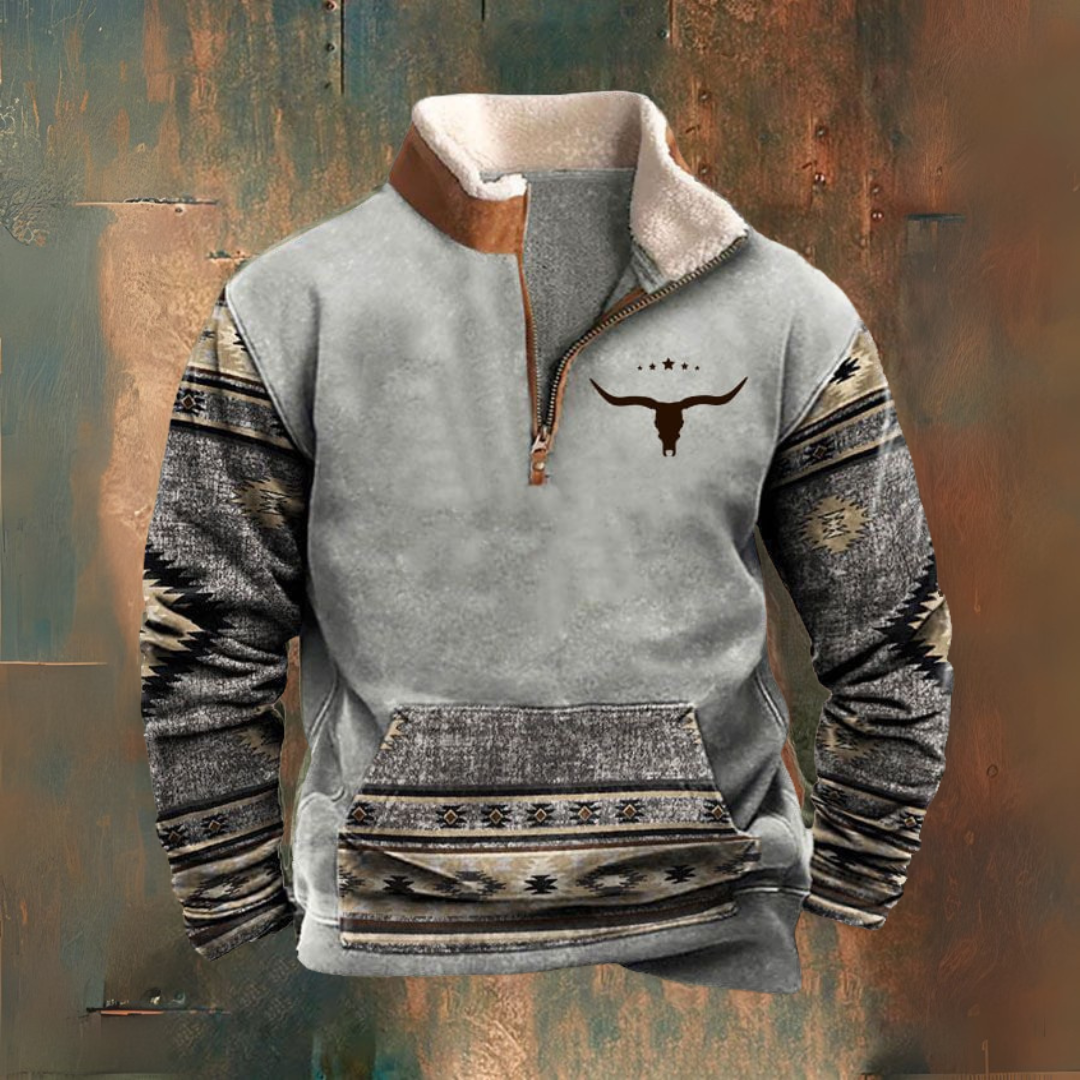 Bison™ | Casual Fleece Sweater With Thermal Lining