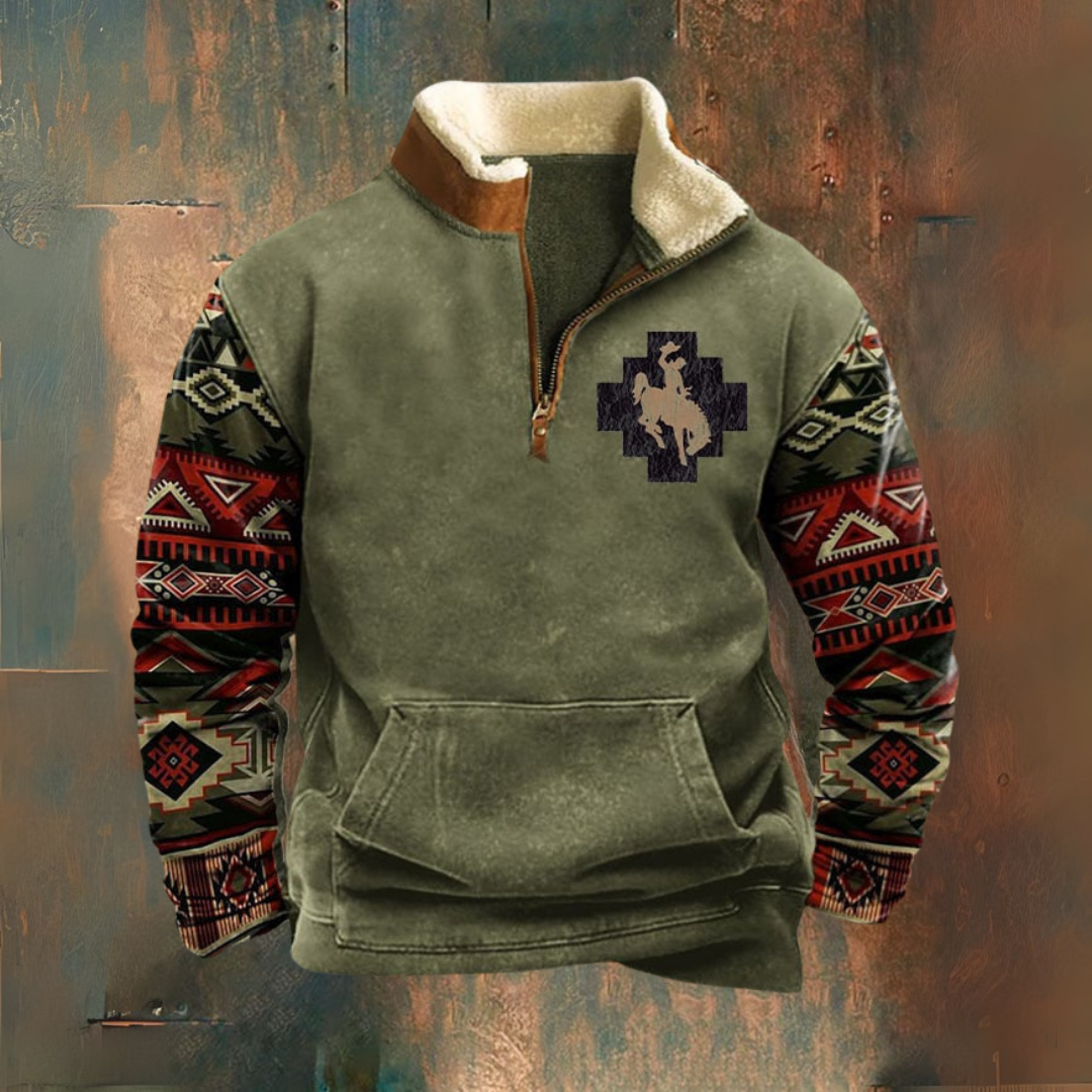 Bison™ | Casual Fleece Sweater With Thermal Lining