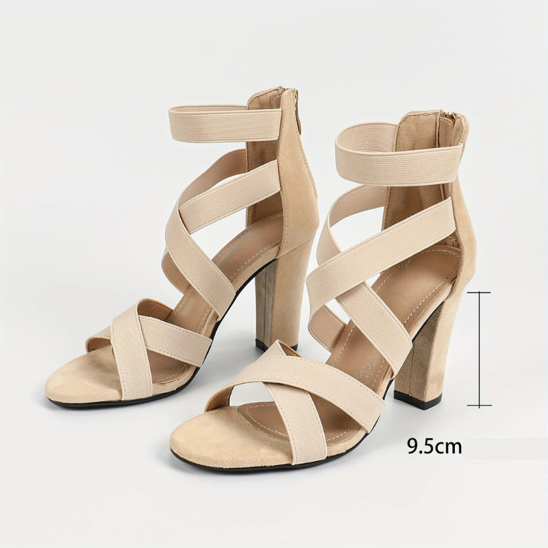 Jessi™ - Chic Strapped Block Heels