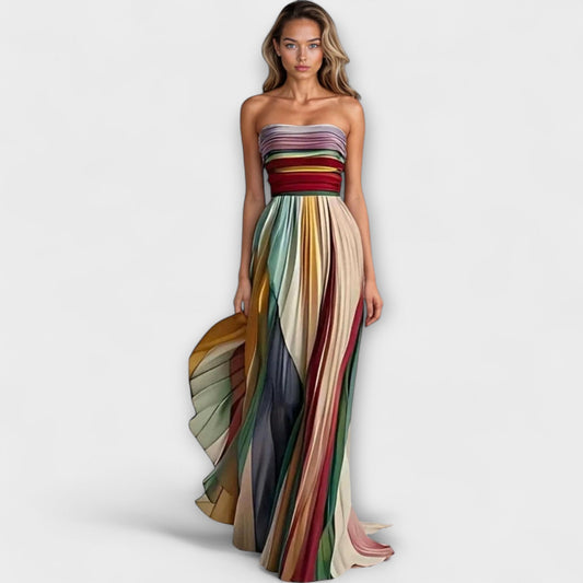 Liyah™ Golden Hour Stripe Gown