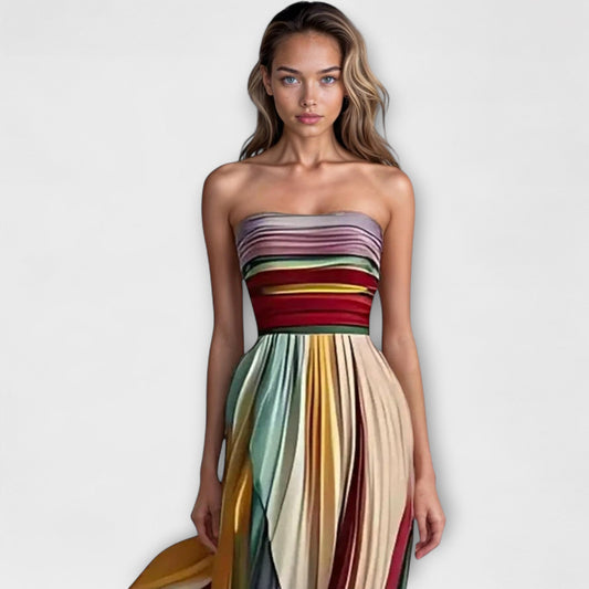 Liyah™ Golden Hour Stripe Gown